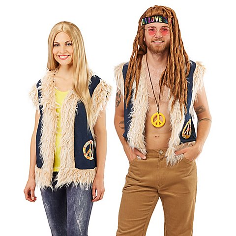 buttinette Hippie-Jeansweste unisex von Exclusive Design by buttinette