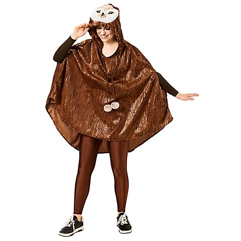 buttinette Eulen-Poncho, unisex von Exclusive Design by buttinette