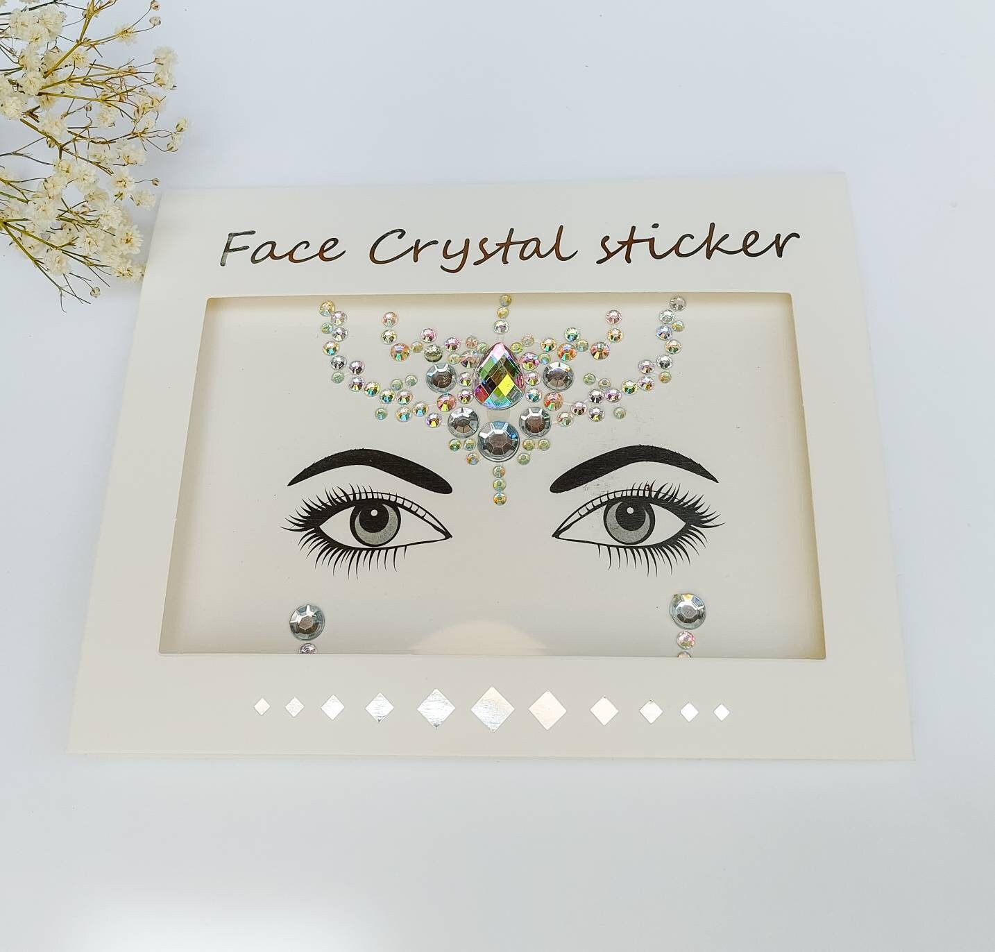 Celeste Face Gem, Festival Gem Stickers, Jewels, Glitter Makeup, Gesicht Strasssteine, Musik Look von ExpressionzBoutique