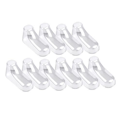 F Fityle 10 x transparente Babyschuhspanner, professionelle Vitrine, tragbar, langlebig, praktisch, Schuhhalter, formendes Display für Socken, Kindergeschäft, 10CM von F Fityle