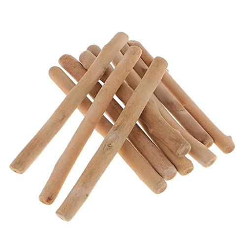 F Fityle 250g Treibholz Natur Deko Holz Schwemmholz Bastelstäbe Rundstäbe für Modellbau, Stick, 19,5 cm von F Fityle