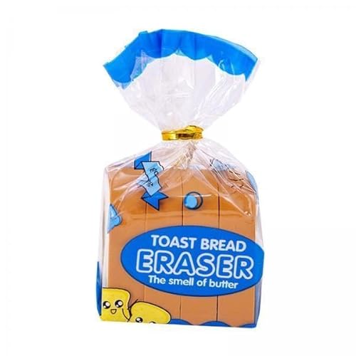 F Fityle 2x Toastbrot Radiergummis, Tütenfüller, Belohnungen Fürs Klassenzimmer, Ausgefallene Belohnungen für Hausaufgaben, Partygeschenke, von F Fityle