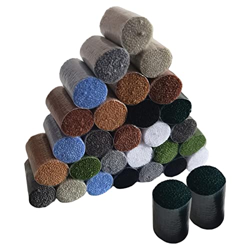 F Fityle 30-teiliges Set Knüpfwolle für Teppich Schurwolle, Knüpfgarn Teppich, Cutter-Teppichgarn, DIY Crochet Latch Hook Cutter Rug Yarn für Knüpfteppich Kissen Häkeln Basteln Heimtextilien, Typ 1 von F Fityle