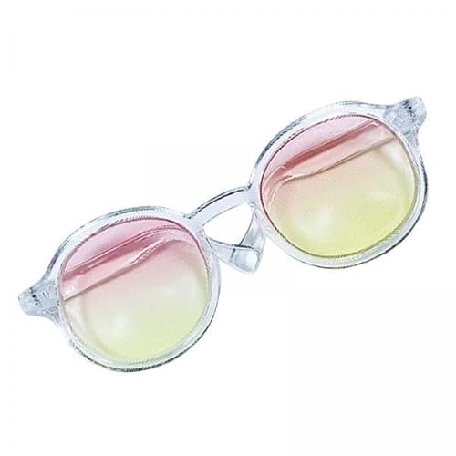 F Fityle 3X 1/6 Skala Puppe Brille Kostüm Zubehör Sonnenbrille Mini für 12 Zoll Puppe Rosa von F Fityle