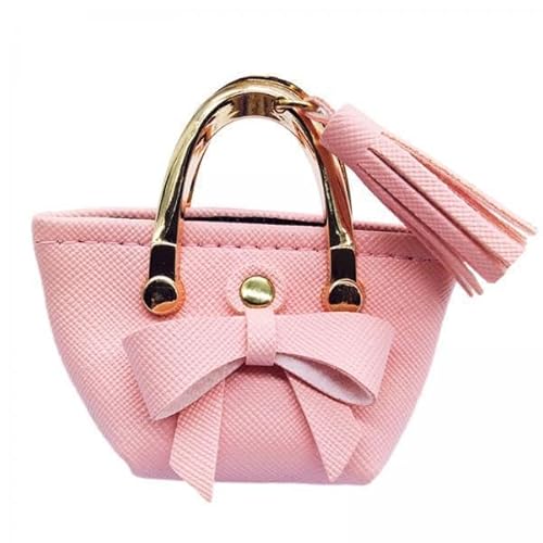 F Fityle 4X Handtasche für Puppen Im Maßstab 1:6, Puppenkleid, Miniaturszene, Dekoration, Miniatur Einkaufstasche mit Fliege für 12 Zoll Puppen, BJD Kleidung von F Fityle