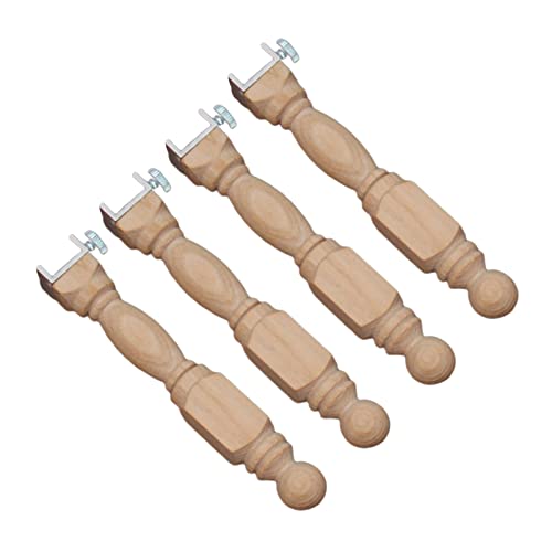 Einstellbare Holz Stickrahmen Standbeine 4Pcs Hand Stickrahmen Beine Rack Halter Zubehör von LOL-FUN