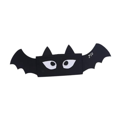 F Fityle Halloween Fledermaus Hut Cosplay Schwarze Kopfbedeckung für Rollenspiele Karneval Party Favor, Augen von F Fityle