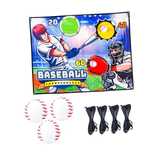 F Fityle Werfen Sie Zielspielzeug Trefferspiele Sticky Sports Passing Target Game Sticky Tor für Park Family Fun, Party, Aktivitäten, Baseball von F Fityle