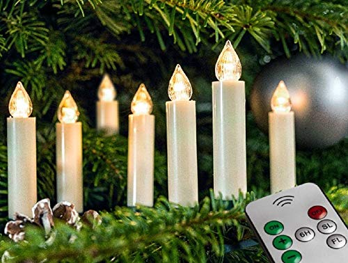 LED Christbaumkerzenset mit 10 (1 Stück) von F-H-S International