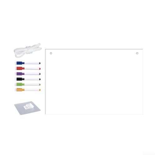 Transparenter Acryl-Kalender, 30,5 x 20,3 cm, Monatsplaner, Planen Sie Ihre Tage (F) von FACAIIO