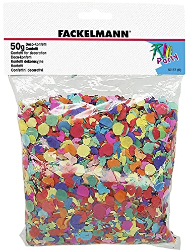 FACKELMANN Konfetti Pakette, Papier, Mehrfarbig, 55 x 55 x 25 cm von FACKELMANN