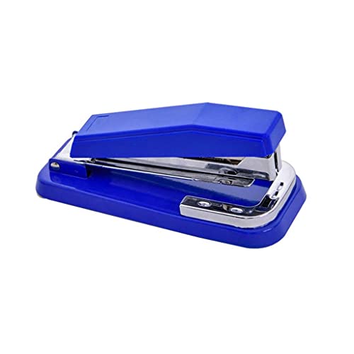Um 360 Grad drehbarer Hefterkopf, Tischhefter mit Heftklammermeißel für Büro- und Schreibwaren, Schulhefter (Farbe: Blau) (Blau) von FAEUJG