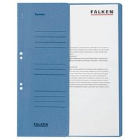 FALKEN Ösenhefter Karton blau DIN A4, halber Deckel, 50 St. von FALKEN