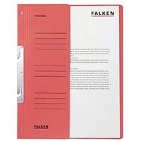 FALKEN Einhakhefter Karton rot DIN A4, halber Deckel, 1 St. von FALKEN