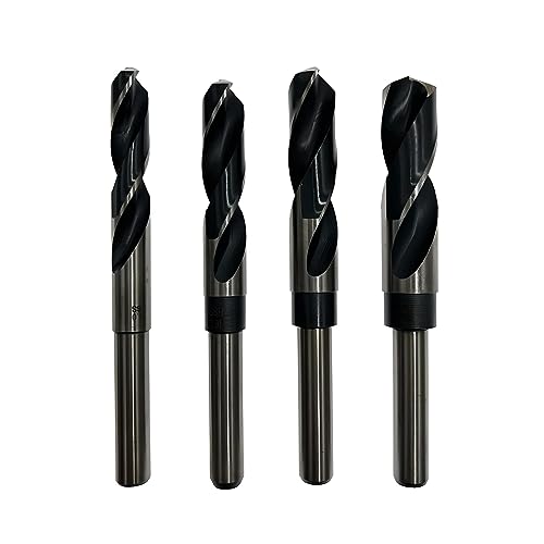 Falon-Tech HSS Metallbohrer Set 4 tgl. (Ø 14 mm, Ø 16 mm, Ø 18 mm, Ø 20 mm)- aus hochwertigem Stahl, Schnellarbeitsstahl - präzise & zentriert Spiralbohrer Set für Metall- Stahlbohrer Satz, Bruchfeste von FALON TECH ft