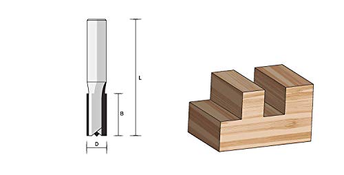 FAMAG Nutfräser mit Stirnschneide HM 8x32x63mm, Schaft 8mm - 3167.008 von FAMAG