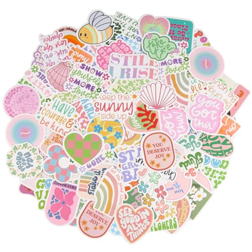 150 Stück Sticker Set, Bunte Sticker Aesthetic, Wasserfeste Laptop Sticker, Fun Diy Aufkleber Aesthetic Stickers Für Jugendliche Mädchen, Cute Stickers Für Water Bottles, Gepäck, Skateboards von FAMCUCHE