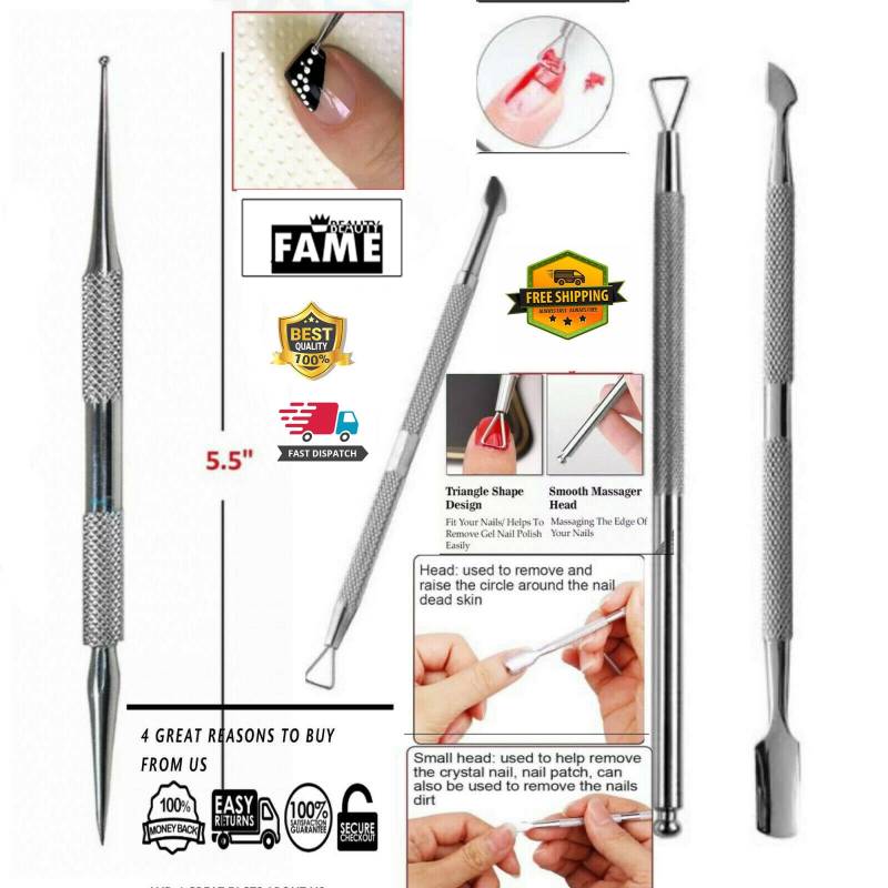 Nail Art Dotting Tool Uv Gel Polish Entferner Triangle Stick Nagelhaut Peeler Beauty von FAMEandBEAUTY