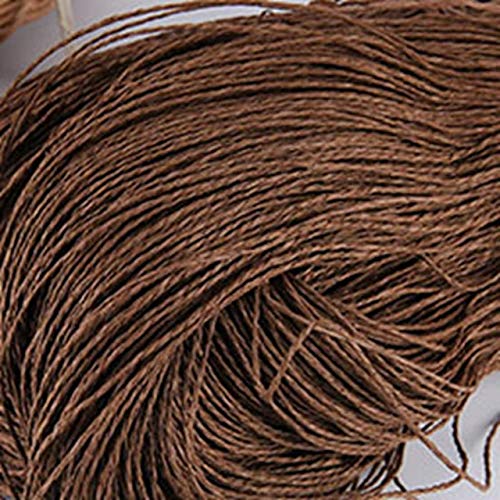 FANFAN Raffia Garn Kintting Papier Strohgarn zum Häkeln Hut Fancy Garn Blumenverpackung Sommermode Handgemachtes Material 100g / Ball von FANFAN