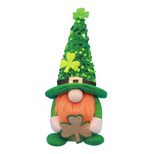 FANGFA Patricks Day Tomtes Irish Leprechaun Nisse Plüsch Patricks Day Zwerge Skandinavier Home Ornaments von FANGFA