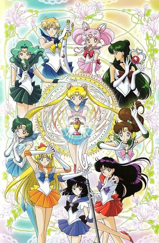 FANGMKJ DIY 5D Diamond Painting Kits for Adults Kids,Sailor Moon Diamant MalereiSet Embroidery Pattern Round Cross Stitch Kit Mosaic Home Decor-19.7x27.6inch von FANGMKJ