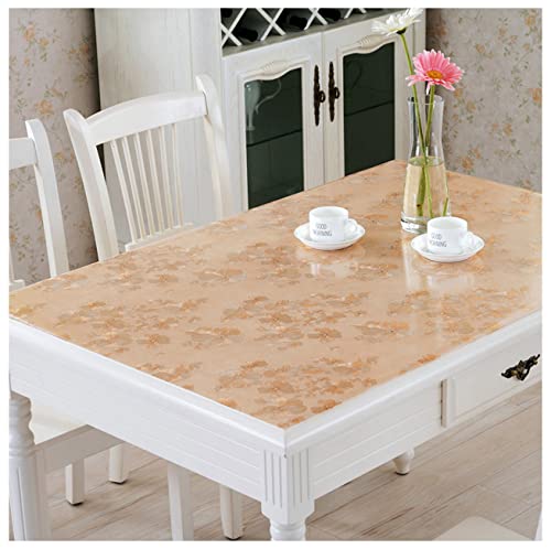 FANIVIN Haushalt Küche PVC Tischdecke Tischmatte Schreibtisch Tischfolie Tischschutz Matte Wasserdicht Gold 90 * 140CM FANIVIN Haushalt Küche PVC Tischdecke Tischmatte Schreibtisch Tischfolie Tischschutz Matte Wasserdicht Gold 90 * 140CM von FANIVIN