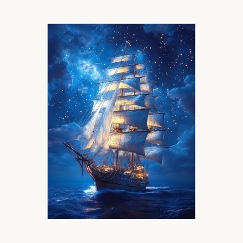 Malen Nach Zahlen Erwachsene, Malen Nach Zahlen Sternenhimmel, DIY Set Erwachsene mit Acrylfarben Set Leinwand Bilder Boot 40x55 cm Pinselset, Paint by Numbers, Wanddeko Geschenke für Frauen FYH-4199 Malen Nach Zahlen Erwachsene, Malen Nach Zahlen Sternenhimmel, DIY Set Erwachsene mit Acrylfarben Set Leinwand Bilder Boot 40x55 cm Pinselset, Paint by Numbers, Wanddeko Geschenke für Frauen FYH-4199 von FANLIGZU