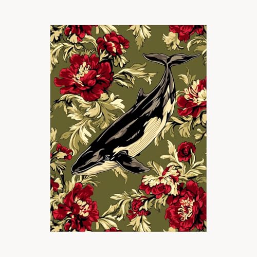 Malen Nach Zahlen Erwachsene, Malen Nach Zahlen Wal, DIY Set Erwachsene mit Acrylfarben Set Leinwand Bilder Blume 70x95 cm Pinselset, Paint by Numbers für Deko Wohnzimmer Geschenke für Frauen FYH-6337 Malen Nach Zahlen Erwachsene, Malen Nach Zahlen Wal, DIY Set Erwachsene mit Acrylfarben Set Leinwand Bilder Blume 70x95 cm Pinselset, Paint by Numbers für Deko Wohnzimmer Geschenke für Frauen FYH-6337 von FANLIGZU