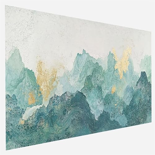 Malen Nach Zahlen Erwachsene Berg, Paint by Numbers, DIY Erwachsene Abstrakt, mit Pinseln und Acrylfarben Handgemalt öLgemäLde Leinwand für Home Wand Decor Geschenk, Ohne Rahmen 35 x 70 cm 3-3-Y von FANLIGZU