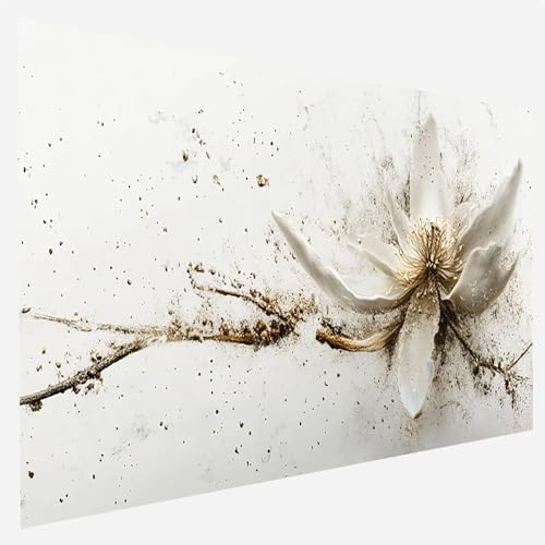 Malen Nach Zahlen Erwachsene Blume, Paint by Numbers Anlage Malen Nach Zahlen, DIY Vorgedruckte Leinen Leinwand öLgemäLde Kits, Bastelset Erwachsene DIY, Home Haus Decor Geschenk 40x80cm O- M- 5 von FANLIGZU