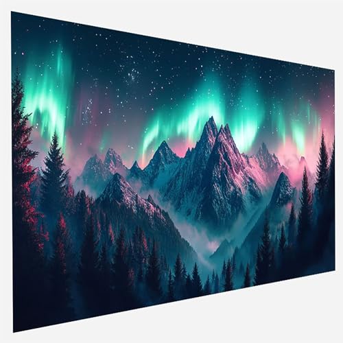 Malen Nach Zahlen Erwachsene Sternenhimmel, Paint by Numbers, DIY Erwachsene Baum, mit Pinseln und Acrylfarben Handgemalt öLgemäLde Leinwand für Home Decor Geschenk, Ohne Rahmen 80x160cm 6- 4- 1 von FANLIGZU