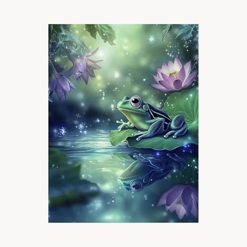Malen Nach Zahlen Erwachsene Tier Malen Nach Zahlen Kinder Frosch, Basteln Erwachsene Leinwand Bilder 70 x 50 cm, DIY Set mit Pinsel Acrylfarben Farbe Leinwand, Wanddeko Geschenke für Frauen FYH-9001 Malen Nach Zahlen Erwachsene Tier Malen Nach Zahlen Kinder Frosch, Basteln Erwachsene Leinwand Bilder 70 x 50 cm, DIY Set mit Pinsel Acrylfarben Farbe Leinwand, Wanddeko Geschenke für Frauen FYH-9001 von FANLIGZU