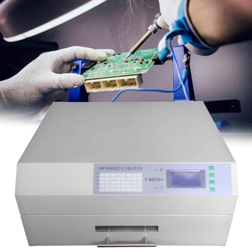 FANYING Reflow-Ofen, intelligenter Schubladen-Reflow-Ofen, 800 W/1500 W/2500 W/2300 W, automatische Temperaturanzeige, Infrarot-Reflow-Ofen,962A+ von FANYING