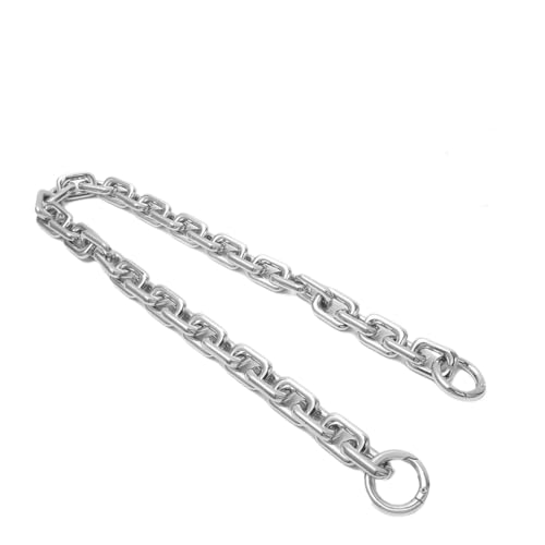 FANZNSM Hellgoldene Geldbörsenkette, klobiger Kettenriemen-Ersatz for Damentasche, Robustes Handtaschen-Schultergurt-Zubehör(23.6 Inches - Silver) von FANZNSM