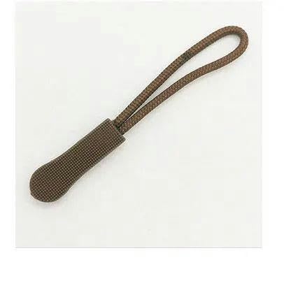 10–80 Stück Reißverschlusszieher-Endstück für Seilanhänger, Ersatzclip, Schnallenfixierung, Reißverschlusskordel, Lasche, Reisetasche, Koffer, Kaffeebraun, Reißverschlusszieher-Seil, 80 Stück von FAQIMORAX