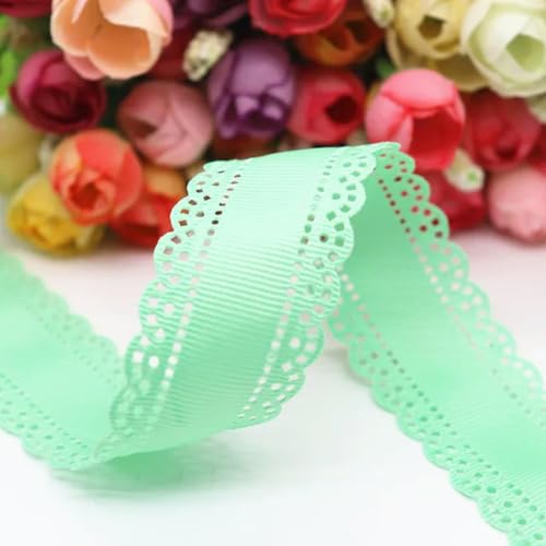 50 Yards/Lot 30mm Hohlblumen feste Ripsbänder Gewebeband DIY Haarschmuck-530 von FAQIMORAX