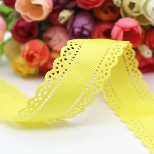 50 Yards/Lot 30mm Hohlblumen feste Ripsbänder Gewebeband DIY Haarschmuck-640 von FAQIMORAX