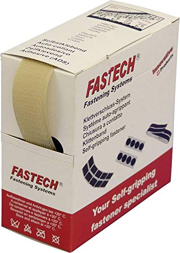 FASTECH® 5 m x 25 mm Klettband zum Nähen Hakenteil (LxB) 5 m x 25 mm hautfarben B25-STD-H-091805 von FASTECH