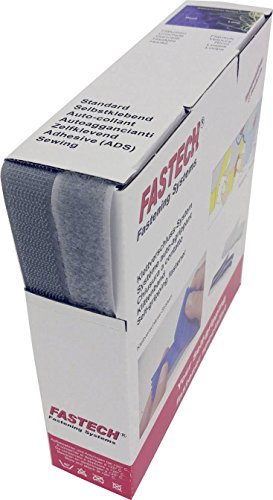 FASTECH® B20-STD082210 Klettband zum Aufnähen Samtteil und Klettteil (LxB) 10 m x 20 mm Cla Grau von FASTECH