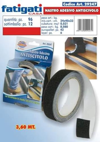 FATIGATI SRL L.BRICO Anti-Rutsch-Klebeband, 3,60 m, Siehe Foto, Come von FATIGATI SRL