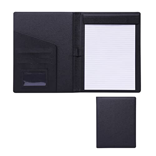 A4 Zwischenablage Ordner mit Speicher, Folder Conference Folder Clipboard Folder Pad Foldover Clipboard for Writing Paper Organiser Portfolio(Svart) von FBHDKJNFG