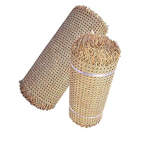 FBHappiness Natural Rattan Roll, Cane Roll, Rattan Cane Mesh Sheet Webbing Roll, Hexagon Weave, Woven Open Mesh Cane, for Cabinet Ceiling Diyniture 20 24 26 40 in/100Cm*100Cm(40In*40In) von FBHappiness