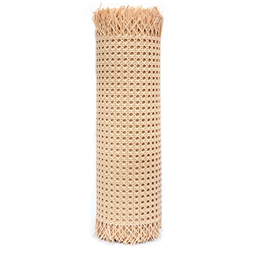 FBHappiness Rattan Cane Woven Webbing Roll Material, Natural Rattanniture Repaimesh Net Open, Rattan Wicker Cabinet Chair Weave Fabric Sheet for Tables, Shelf, Home Decor/30 * 100Cm von FBHappiness