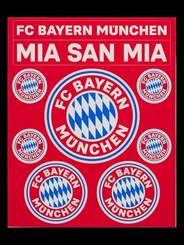 FC Bayern München Aufkleberkarte 2er Set - Sticker 31919 von FC Bayern München