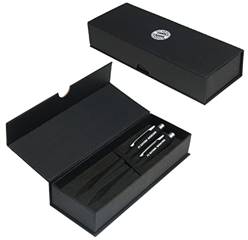 FC Bayern München Business Kugelschreiber 2er Set im Etui Aluminium schwarz Kuli Pen Stift FCB von FC Bayern München