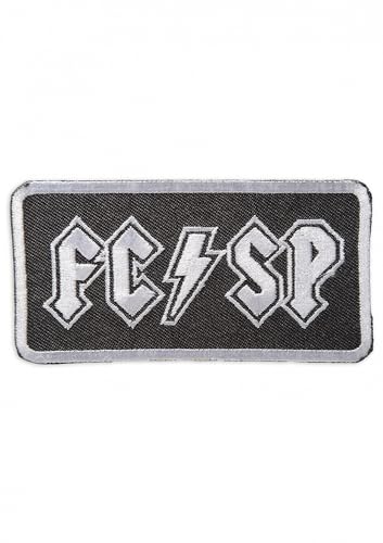 FC St. Pauli - Hells/Bells - Aufnäher Patch Applikation Schwarz/weiß, 9x4,5 cm von FC St. Pauli