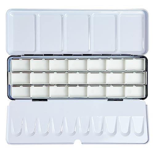 fclub leer Watercolor Dosen Palette Paint Fall Tin Box with 14 Full Pans von FCLUB