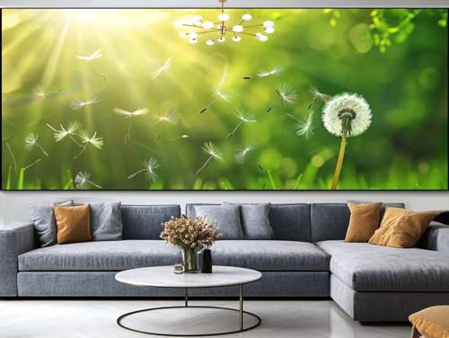 Diamond Painting Aurora Diamond Painting Erwachsene Groß xxl 120x50cm，Tiger Diamond Painting Kinder Mit Full Square Zubehör Set，DIY Cross Stickerei Deko Wohnzimmer Schlafzimmer BüRo Eingang Wand C97 von FCNUEBVGL