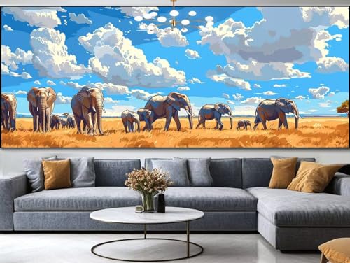 Diamond Painting Farbe Diamond Painting Erwachsene Groß xxl 120x50cm，Berg Diamond Painting Kinder Mit Full Square Zubehör Set，DIY Cross Stickerei Deko Wohnzimmer Schlafzimmer BüRo Eingang Wand B9 von FCNUEBVGL