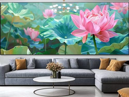 Diamond Painting Farbe Diamond Painting Erwachsene Groß xxl 200x100cm，Tulpen Diamond Painting Kinder Mit Full Square Zubehör Set，DIY Cross Stickerei Deko Wohnzimmer Schlafzimmer BüRo Eingang Wand B19 von FCNUEBVGL